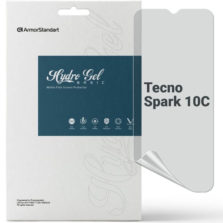 Захисна плівка на екран ArmorStandart Matte для TECNO Spark 10C: фото 1 з 5