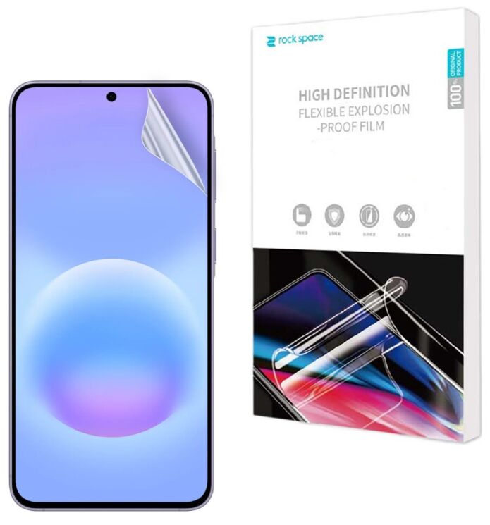 Защитная пленка на экран RockSpace Explosion-Proof SuperClear для Samsung Galaxy A57 (A576) (406184) Защитная пленка на экран RockSpace Explosion-Proof SuperClear для Samsung Galaxy A57 (A576): фото 1 из 10