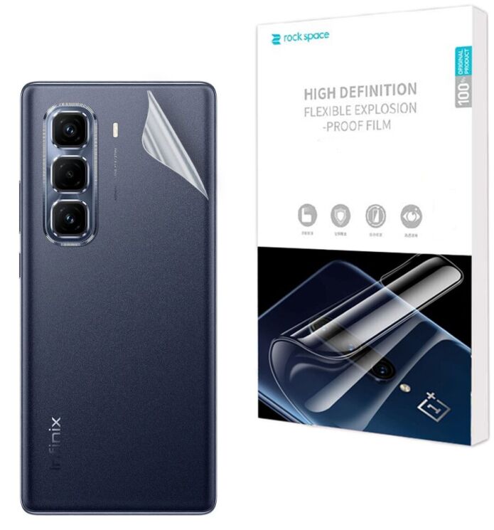 Захисна плівка на задню панель RockSpace Explosion-Proof SuperClear для Infinix Hot 50 Pro Plus: фото 1 з 9