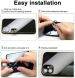 Защитная рамка IMAK Camera Styling для Motorola Edge 50 Fusion - Black (354234B). Фото 8 из 9