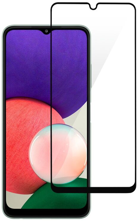 Защитное стекло 2E Basic 3D Full Glue для Samsung Galaxy A22 (A225) / M22 (M225) - Black: фото 1 из 6