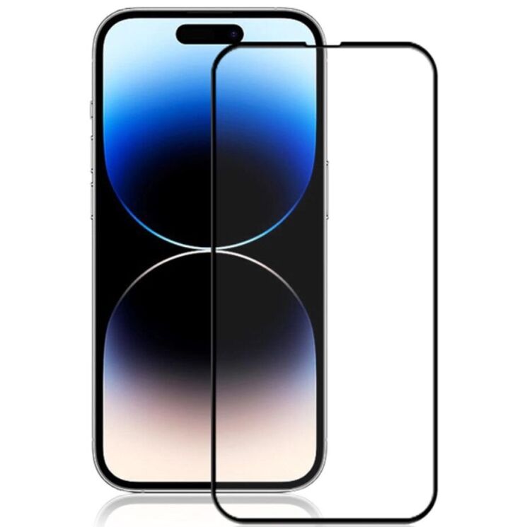 Защитное стекло AMORUS Full Glue Tempered Glass для Apple iPhone 15 Pro Max - Black: фото 1 из 11