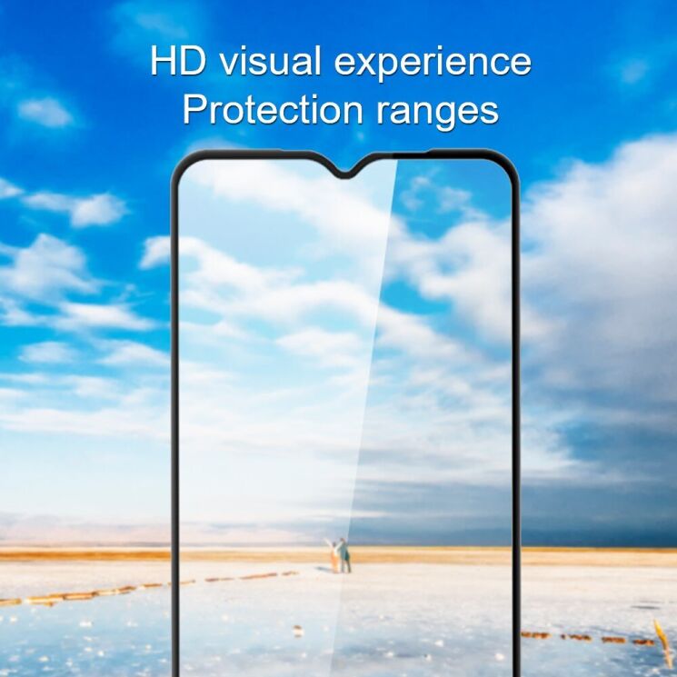 Защитное стекло AMORUS Full Glue Tempered Glass для OPPO A38 / A18 - Black: фото 3 из 9