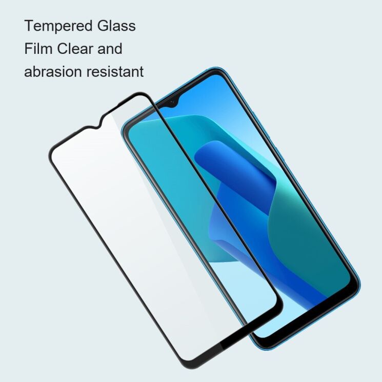 Защитное стекло AMORUS Full Glue Tempered Glass для OPPO A38 / A18 - Black: фото 6 из 9