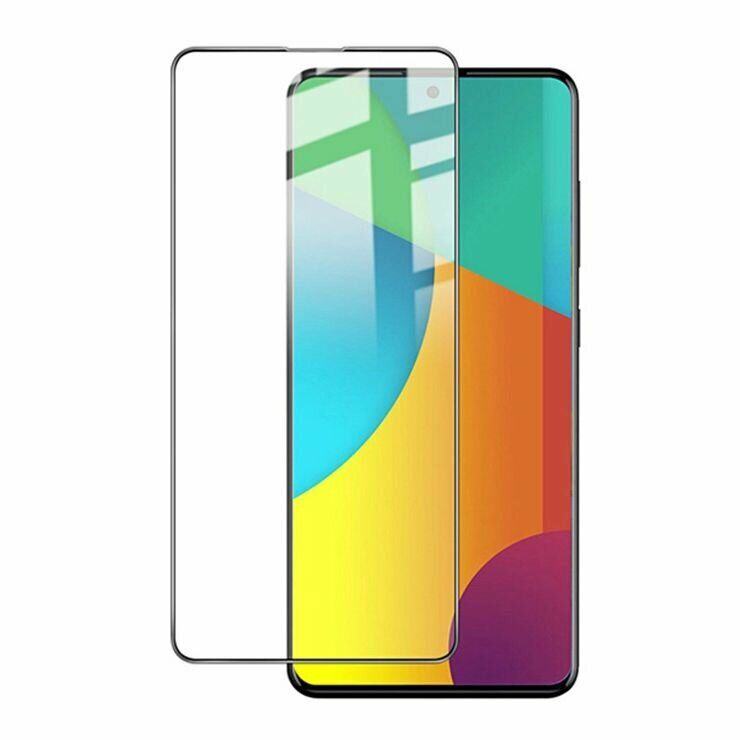 Захисне скло AMORUS Full Glue Tempered Glass для Samsung Galaxy A51 (А515) - Black: фото 2 з 7