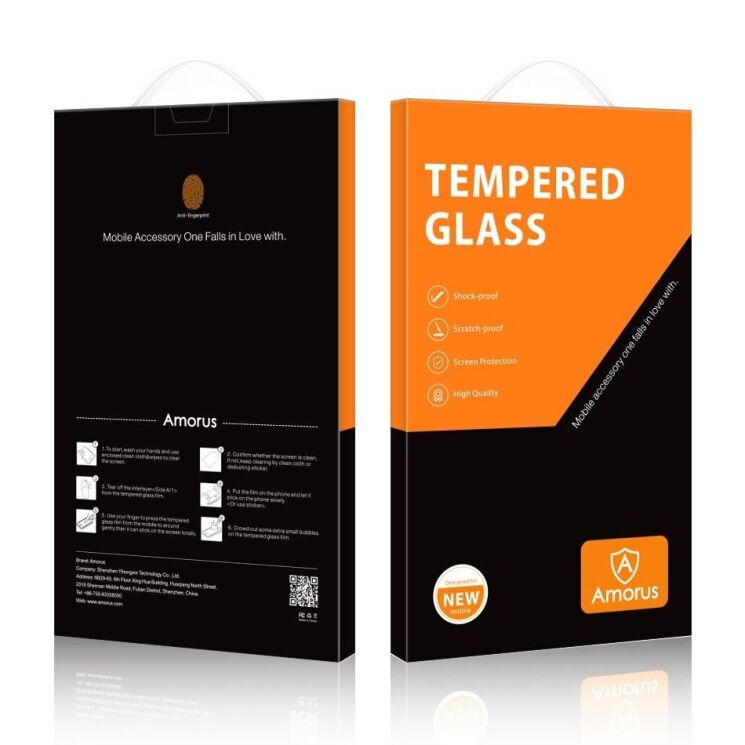 Захисне скло AMORUS Ultra Clear для Samsung Galaxy A04 (A045) - Transparent: фото 9 з 9