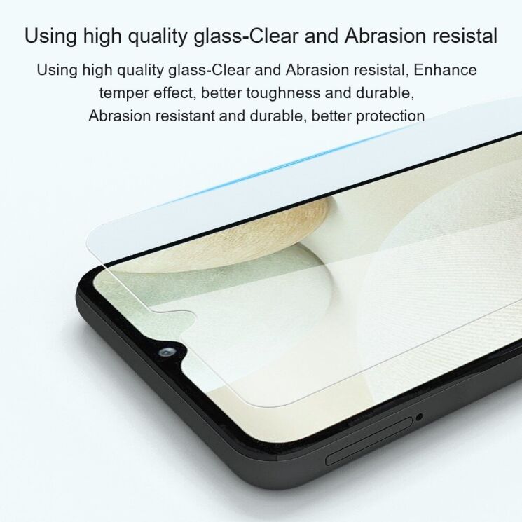Захисне скло AMORUS Ultra Clear для Samsung Galaxy A04 (A045) - Transparent: фото 4 з 9
