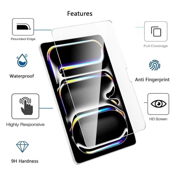 Защитное стекло Deexe HD Glass для iPad mini 8: фото 6 из 6
