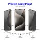 Захисне скло ENKAY Privacy для Apple iPhone 15 Pro - Black (339591B). Фото 3 з 9