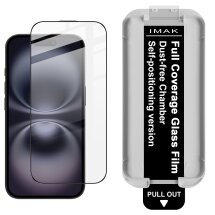 Захисне скло IMAK Easy Install Full GLue для iPhone 16 Pro - Black: фото 1 з 12