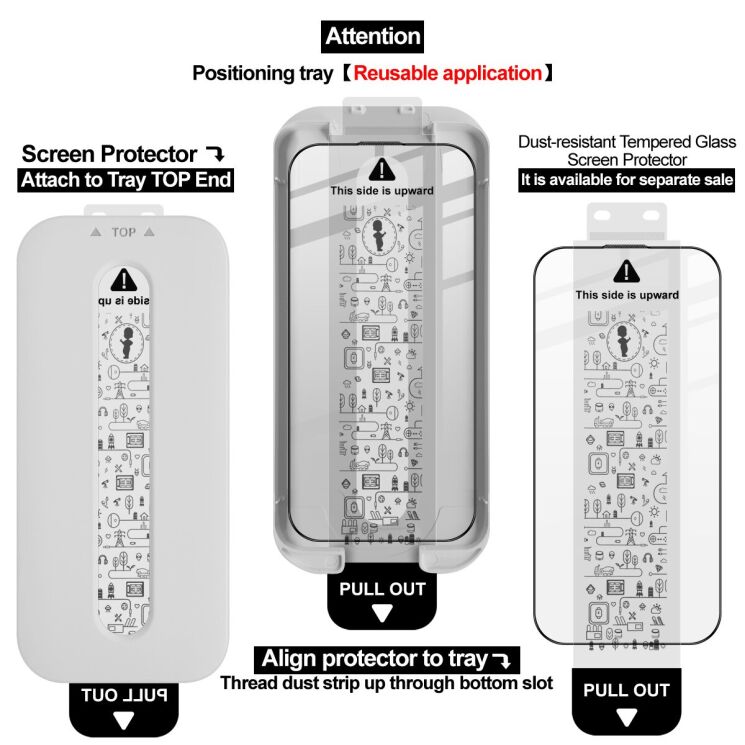 Захисне скло IMAK Easy Install Full GLue для iPhone 16 Pro - Black: фото 10 з 12