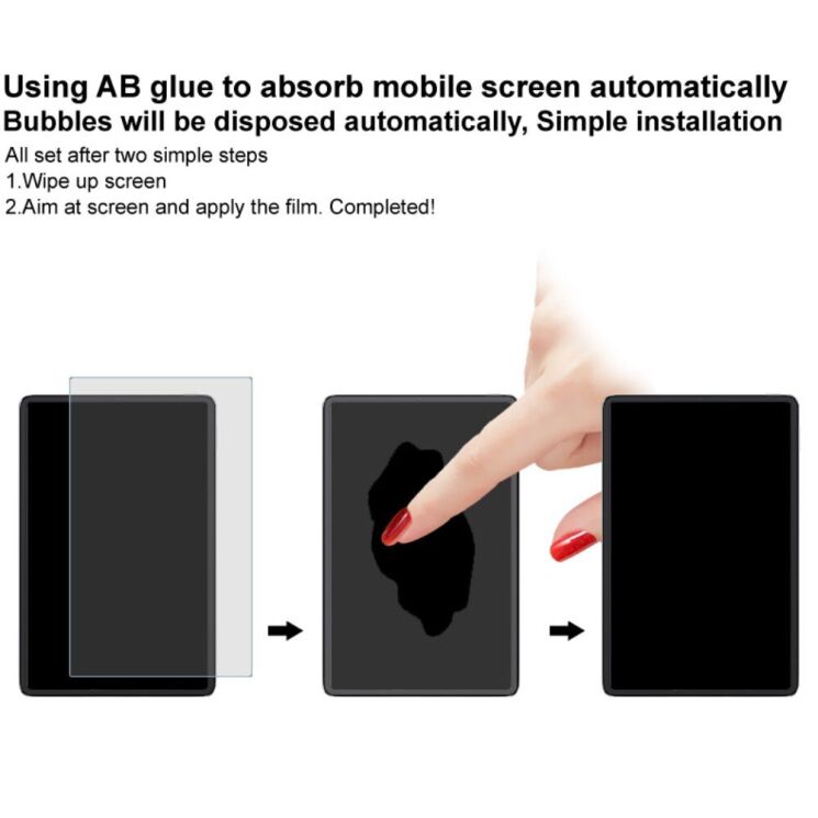 Защитное стекло IMAK H.Explosion-Proof Glass для Samsung Galaxy Tab A9 (X110.115): фото 6 из 7