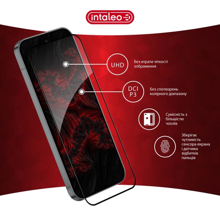 Защитное стекло Intaleo Full Glue для Google Pixel 10 Pro XL - Black: фото 4 из 8