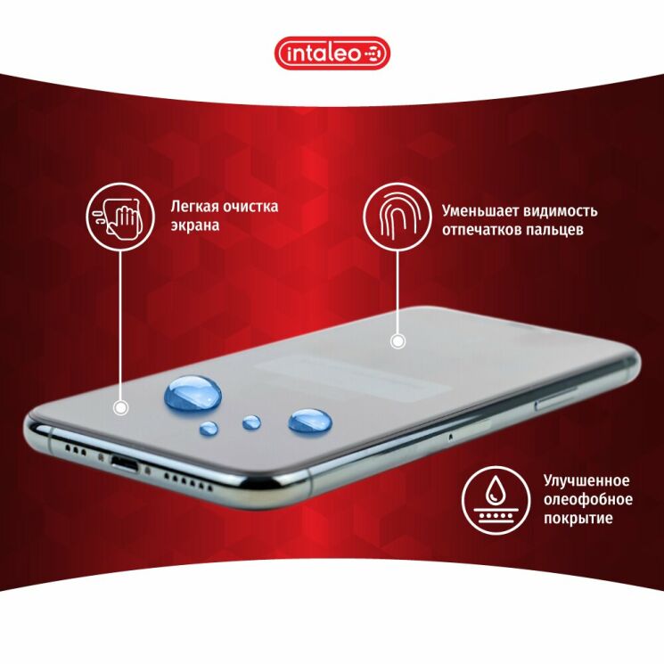 Защитное стекло Intaleo Full Glue для Samsung Galaxy M21 (M215) - Black: фото 5 из 7