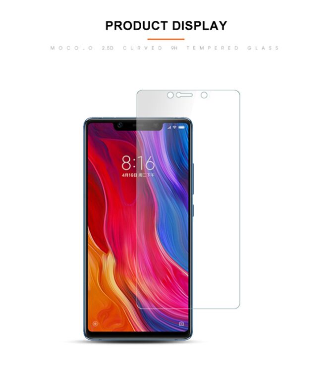 Защитное стекло MOCOLO 2.5D Arc Edge для Xiaomi Mi 8 SE : фото 10 из 10