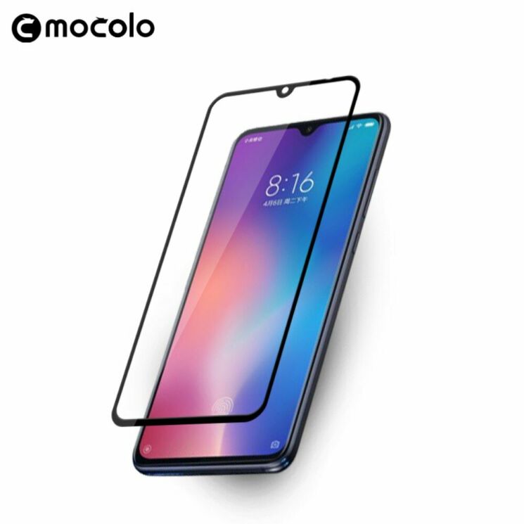 Защитное стекло MOCOLO Full Glue Cover для Xiaomi Mi 9 - Black: фото 3 из 5