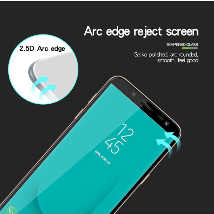 Защитное стекло MOFI 9H Full Cover Glass для Samsung Galaxy J6 2018 (J600): фото 5 из 11