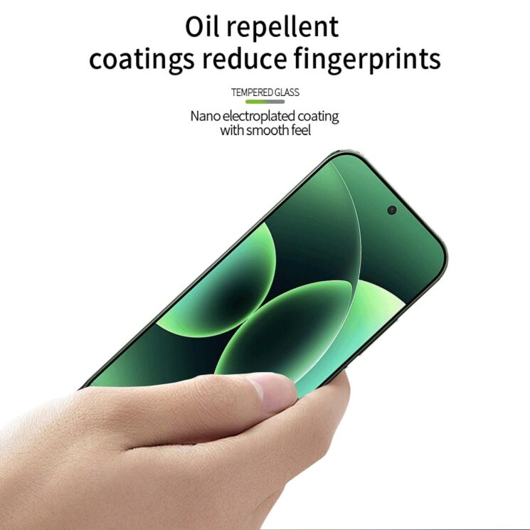 Защитное стекло MOFI Full Glue Protect для Xiaomi 17 - Black (390619B) Защитное стекло MOFI Full Glue Protect для Xiaomi 17 - Black: фото 5 из 9