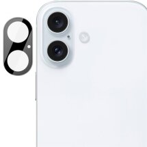 Защитное стекло на камеру IMAK Black Glass Lens для Apple iPhone 16 / 16 Plus - Black: фото 1 из 9