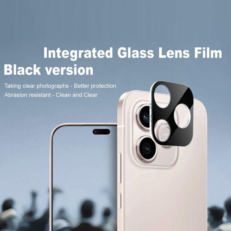 Защитное стекло на камеру IMAK Black Glass Lens для Honor 600 Lite - Black: фото 2 из 7