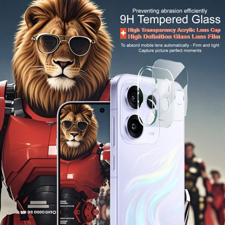 Захисне скло на камеру IMAK Integrated Lens Protector для OPPO Reno 16 (413221) Захисне скло на камеру IMAK Integrated Lens Protector для OPPO Reno 16: фото 4 з 8