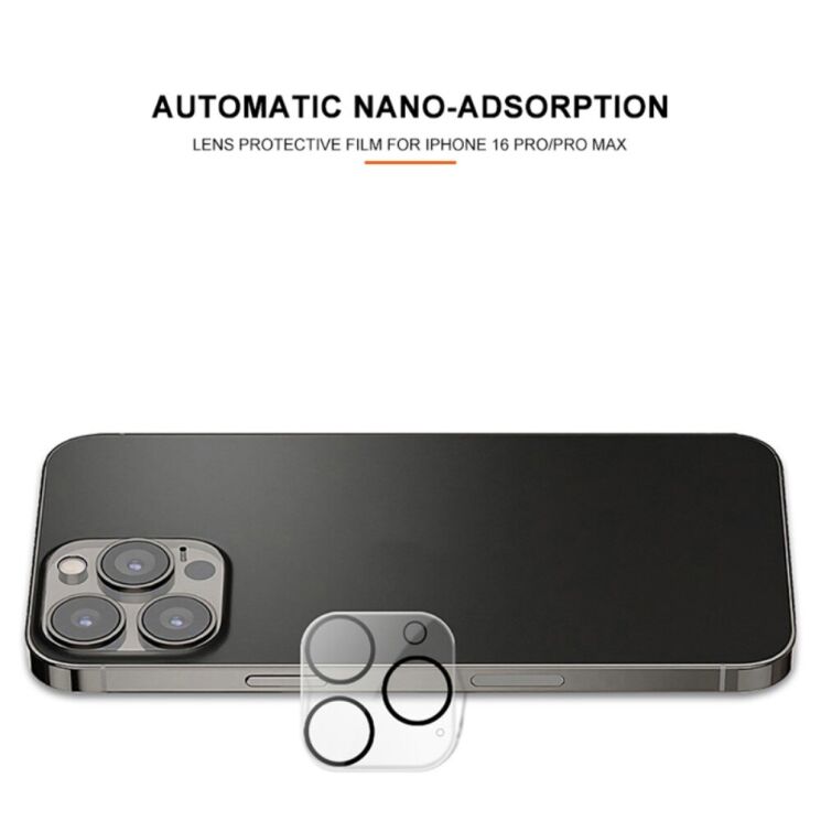 Защитное стекло на камеру MOCOLO Lens Protector для Apple iPhone 16 Pro Max: фото 4 из 7