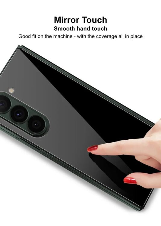Захисне скло на задню панель IMAK Black Back Glass для Samsung Galaxy Fold 6 - Black: фото 5 з 6