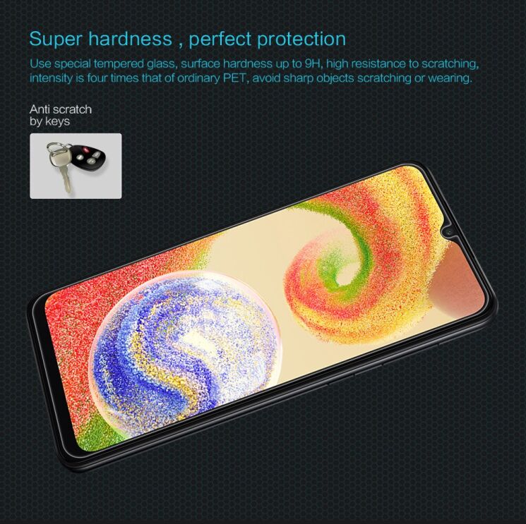 Защитное стекло NILLKIN Amazing H+ Pro для Samsung Galaxy A04 (A045) / A04s (A047) / A04e (A042) - Transparent: фото 7 из 17