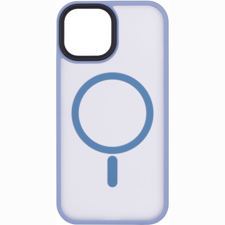 Захисний чохол 2Е Soft Touch MagSafe для iPhone 15 - Light Blue (371548TT) Захисний чохол 2Е Soft Touch MagSafe для iPhone 15 - Light Blue: фото 1 з 3