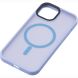 Захисний чохол 2Е Soft Touch MagSafe для iPhone 15 - Light Blue (371548TT). Фото 2 з 3