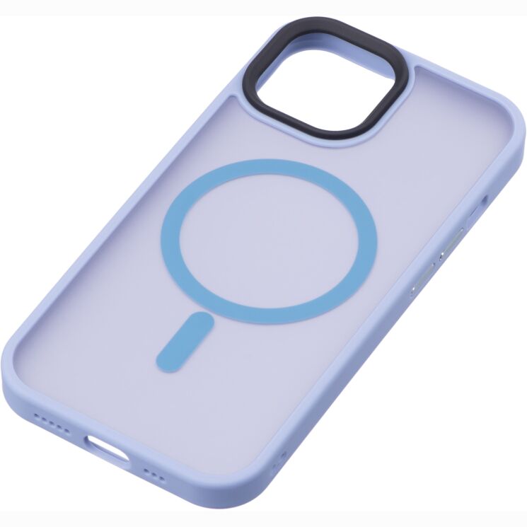 Захисний чохол 2Е Soft Touch MagSafe для iPhone 15 - Light Blue (371548TT) Захисний чохол 2Е Soft Touch MagSafe для iPhone 15 - Light Blue: фото 2 з 3