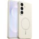 Защитный чехол ABEEL Liquid Silicone Magnetic для Samsung Galaxy S26 (S942) - Beige (407273E). Фото 1 из 7