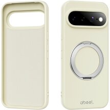 Защитный чехол ABEEL Lyra Skin Kickstand with MagSafe для Google Pixel 11 / 11 Pro - Beige: фото 1 из 7