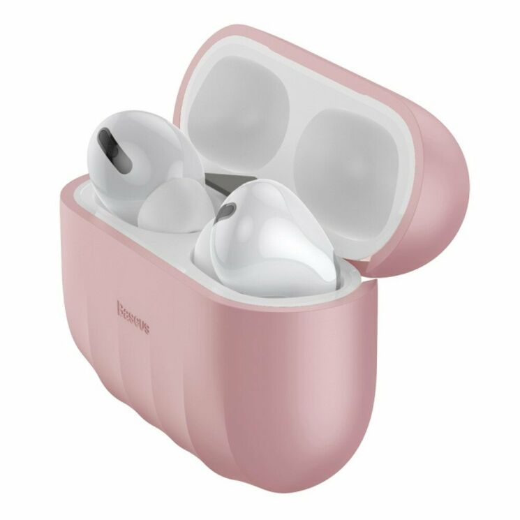 Захисний чохол BASEUS Shell Pattern для Apple AirPods Pro - Pink: фото 1 з 20
