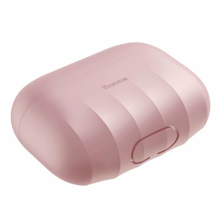 Захисний чохол BASEUS Shell Pattern для Apple AirPods Pro - Pink: фото 3 з 20
