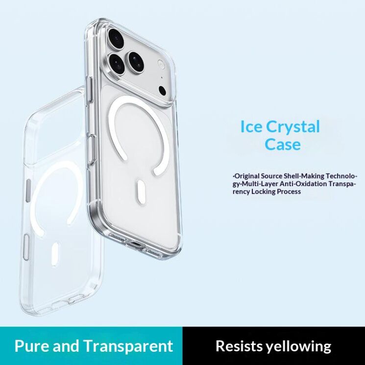 Захисний чохол BENKS Crystal Clear для iPhone 18 Pro Max / 17 Pro Max - Transparent: фото 3 з 10