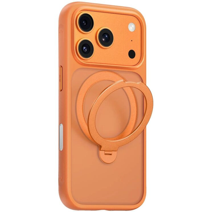 Захисний чохол Blueo Skin Friendly Rotatable Stand with MagSafe для iPhone 17 Pro - Orange: фото 1 з 1