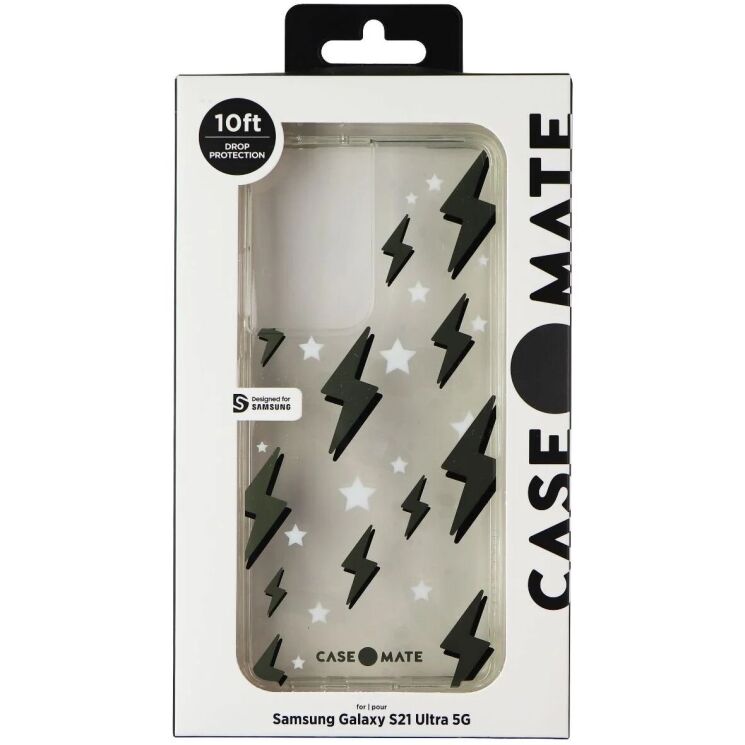 Защитный чехол Case-Mate Tough Prints для Samsung Galaxy S21 Ultra (G998) CM046214 - Thunder Bolts: фото 3 из 3