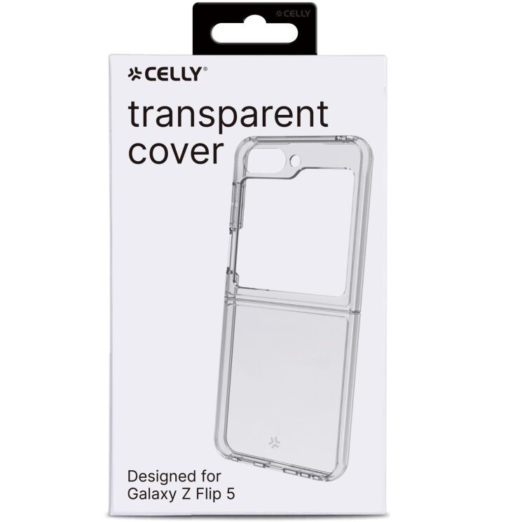 Защитный чехол Celly Gelskin для Samsung Galaxy Flip 5 (GELSKIN1058) - Transparent: фото 6 из 6
