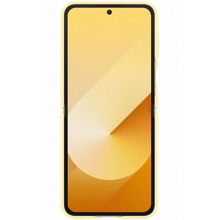 Защитный чехол Copiex Leather Cover (FF) для Samsung Galaxy Flip 6 - Yellow: фото 3 из 6