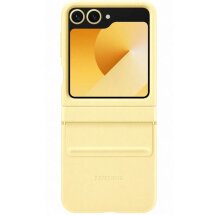 Защитный чехол Copiex Leather Cover (FF) для Samsung Galaxy Flip 6 - Yellow: фото 1 из 6