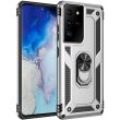 Защитный чехол Deexe Armor Case для Samsung Galaxy S21 Ultra (G998) - Silver (300909S)