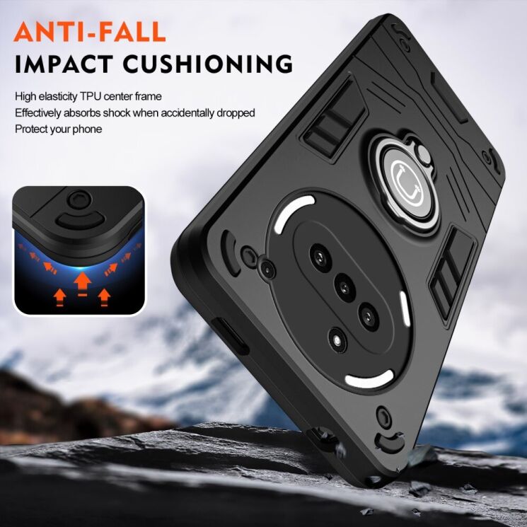 Защитный чехол Deexe Armor Mag для Nothing Phone (3a) - Black: фото 3 из 7