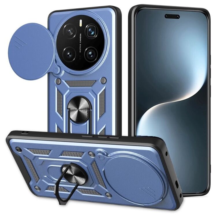 Защитный чехол Deexe Armor Shield для Honor Magic 7 Pro - Blue: фото 1 из 9