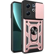 Защитный чехол Deexe Armor Shield для Infinix Smart 8 Plus - Rose Gold: фото 1 из 9