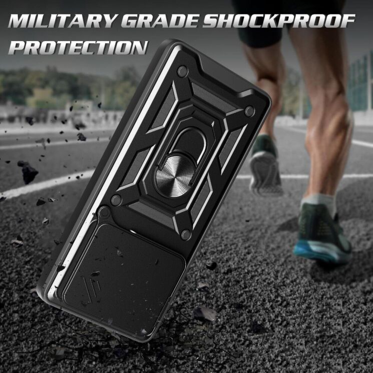 Защитный чехол Deexe Armor Shield для Motorola Edge 60 / Edge 60 Fusion - Black: фото 3 из 8