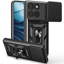 Защитный чехол Deexe Armor Shield для Motorola Edge 60 / Edge 60 Fusion - Black: фото 1 из 8