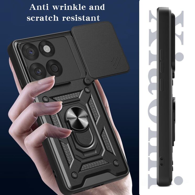 Защитный чехол Deexe Armor Shield для Motorola Edge 60 / Edge 60 Fusion - Black: фото 6 из 8