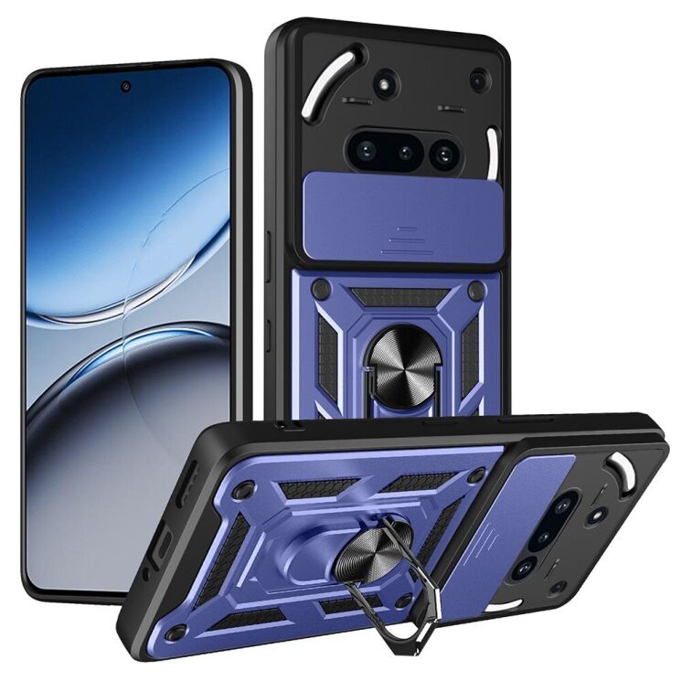 Защитный чехол Deexe Armor Shield для Nothing Phone (3a) - Blue: фото 1 из 8