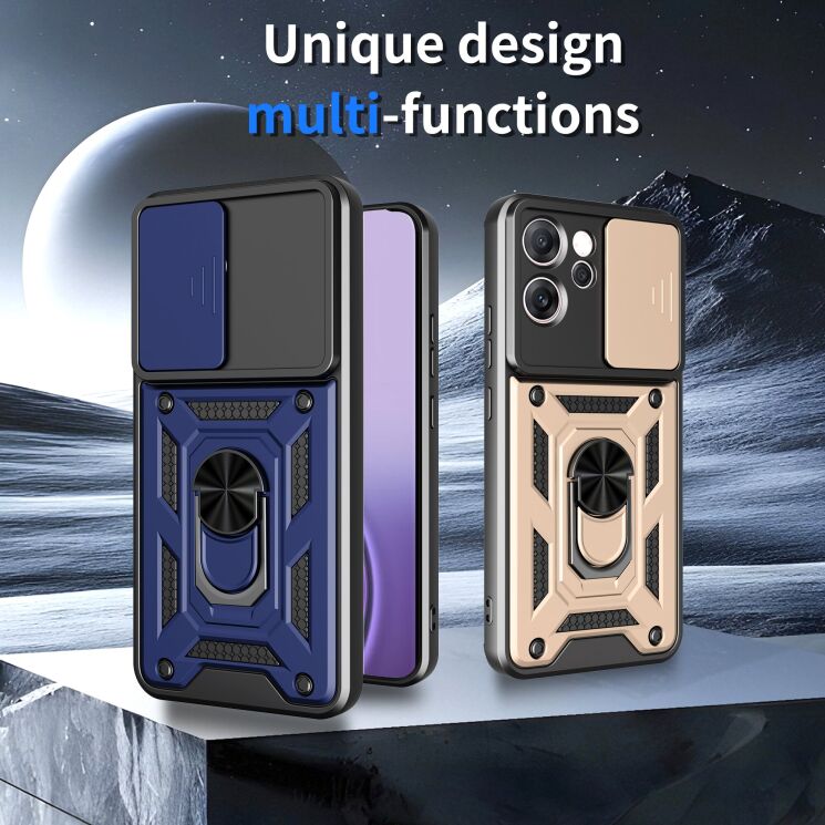 Захисний чохол Deexe Armor Shield для OPPO Reno 14 F/FS - Black: фото 8 з 9